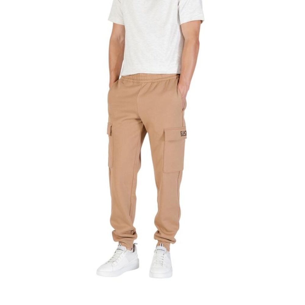 Ea7 Cargo Relaxed Fit Pants Men Beige